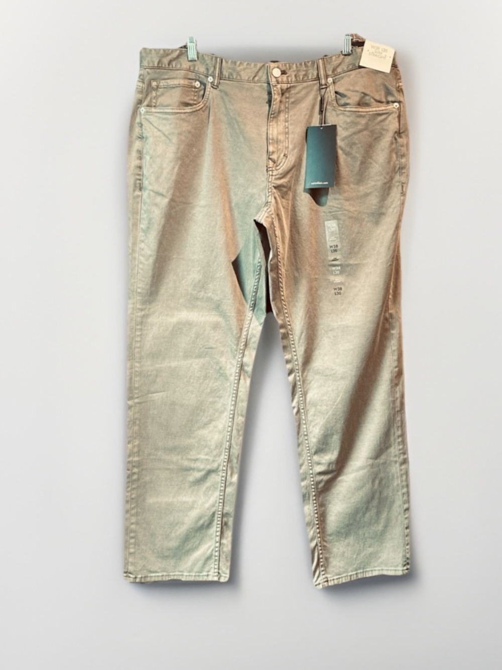 Calvin Klein Jeans Straight Jeans in Light Olive/Tan